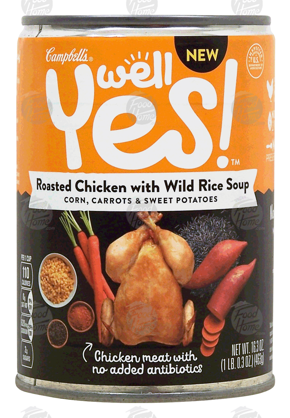 Campbell's Well Yes! roasted chicken with wild rice soup Full-Size Picture